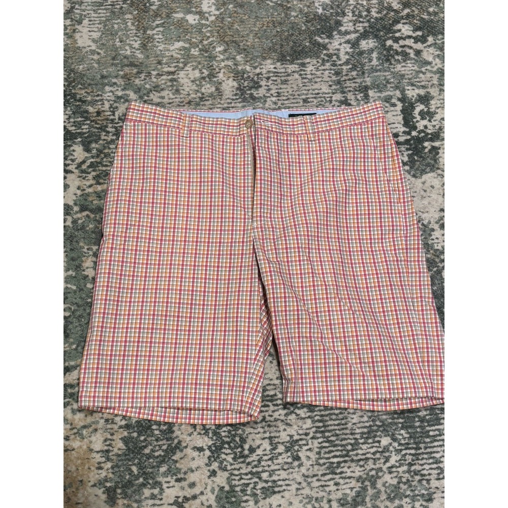 Bobby Jones Golf Plaid Shorts 36 Waist EUC